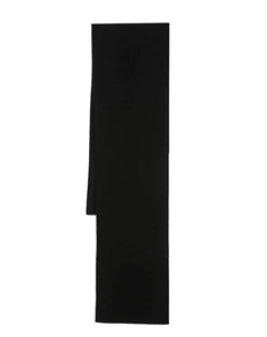 Шерстяной шарф тонкой вязки, черный Paul smith