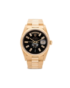 Кастомизированные наручные часы Day Date 34 мм, черный Jacquie aiche