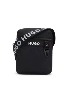 Сумка-мессенджер с логотипом, черный Hugo