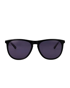 Солнцезащитные очки в круглой оправе, черный Calvin klein