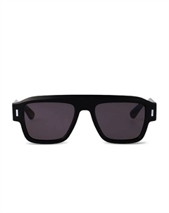 Солнцезащитные очки в прямоугольной оправе, черный Calvin klein