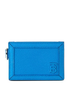 Картхолдер со шнурком на шею и логотипом TB, синий Burberry