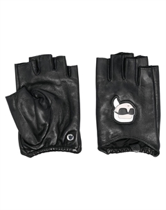 Перчатки-митенки Ikonik, черный Karl lagerfeld