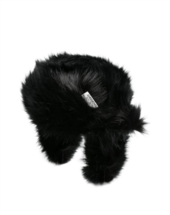 Шапка-ушанка из искусственного меха, черный Ruslan baginskiy