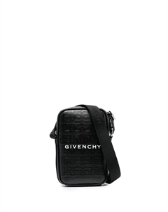 Сумка-мессенджер с тисненым логотипом, черный Givenchy