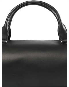 Цилиндрическая кожаная сумка, черный The row