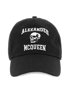 Кепка с вышивкой, черный Alexander mcqueen