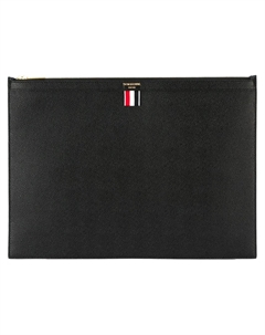 Большая сумка для ноутбука на молнии, черный Thom browne