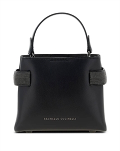 Маленькая сумка-тоут Essence, черный Brunello cucinelli