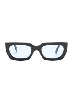 Солнцезащитные очки Teddy в прямоугольной оправе, черный Retrosuperfuture