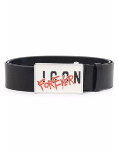 Ремень с логотипом, черный Dsquared2