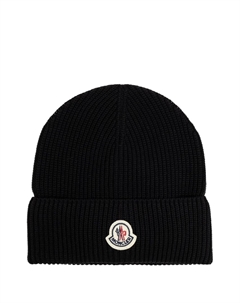 Шапка бини, черный Moncler