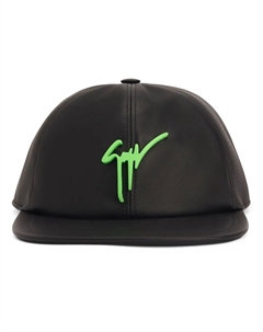 Кожаная бейсболка Cohen, черный Giuseppe zanotti