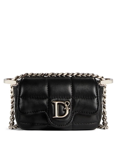 Сумка через плечо D2 Statement, черный Dsquared2