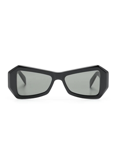 Солнцезащитные очки Tempio в геометричной оправе, черный Retrosuperfuture