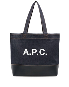 Джинсовая сумка-тоут Axel, синий A.p.c.