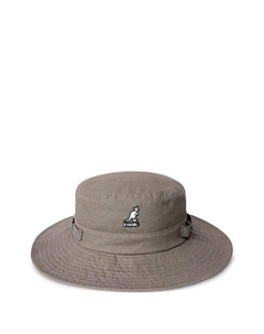 Панама с логотипом, серый Kangol