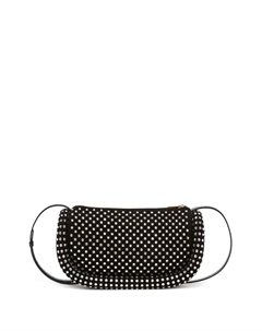 Сумка через плечо Bumper-12 с кристаллами, черный Jw anderson