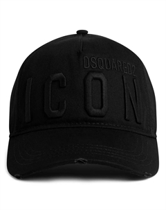 Бейсболка с вышитым логотипом, черный Dsquared2