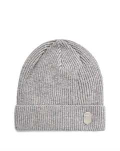 Шапка бини в рубчик с логотипом, серый A bathing ape®
