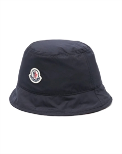 Панама с нашивкой-логотипом, синий Moncler