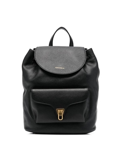 Рюкзак с металлическим декором, черный Coccinelle