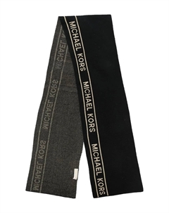 Шарф с логотипом, черный Michael kors kids