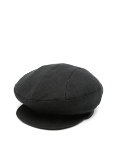 Льняная кепка, черный Yohji yamamoto