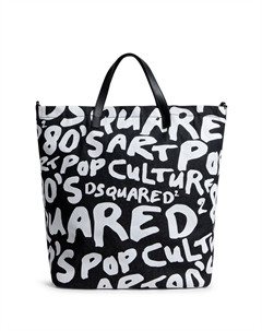 Сумка-тоут с логотипом, черный Dsquared2