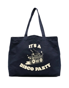 Сумка-тоут с графичным принтом, синий A.p.c.