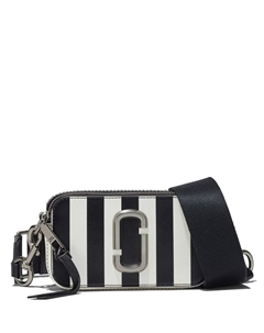 Сумка через плечо The Striped Snapshot, черный Marc jacobs