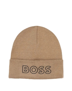 Шапка бини с тисненым логотипом, нейтральный Boss kidswear