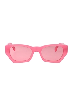 Солнцезащитные очки в геометричной оправе, розовый Retrosuperfuture