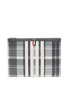 Клатч с контрастной отделкой, серый Thom browne