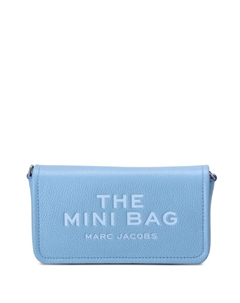 Сумка The Leather Mini Bag, синий Marc jacobs