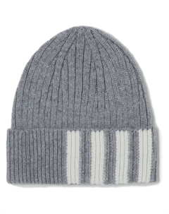 Шапка-бини с 4 перекладинами, серый Thom browne