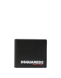 Бумажник с тисненым логотипом, черный Dsquared2