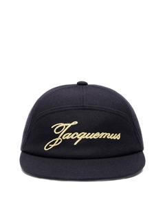 Кепка с вышитым логотипом, синий Jacquemus