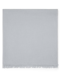 Кашемировый шарф с бахромой, серый Brunello cucinelli
