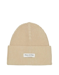 Шапка бини в рубчик, нейтральный Marc o'polo