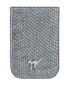 Картхолдер Albert с логотипом, синий Giuseppe zanotti