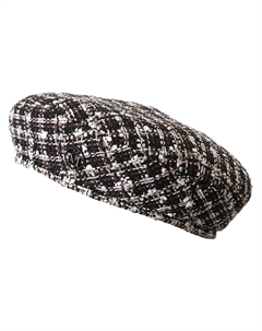 Твидовый берет New Billy, черный Maison michel