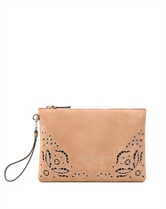 Клатч на молнии, нейтральный Jimmy choo