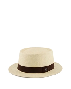 Соломенная шляпа Andaloubi, нейтральный Christian louboutin