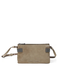 Мини-сумка через плечо Essence, нейтральный Brunello cucinelli