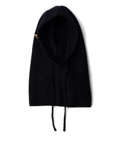 Балаклава с логотипом, черный Prada