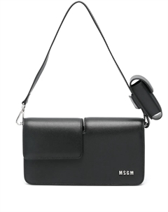 Сумка на плечо с логотипом, черный Msgm