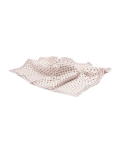 Шарф с геометрическим узором, нейтральный Brunello cucinelli