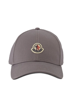 Кепка с нашивкой-логотипом, серый Moncler