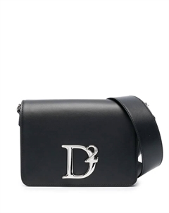 Сумка через плечо с логотипом, черный Dsquared2